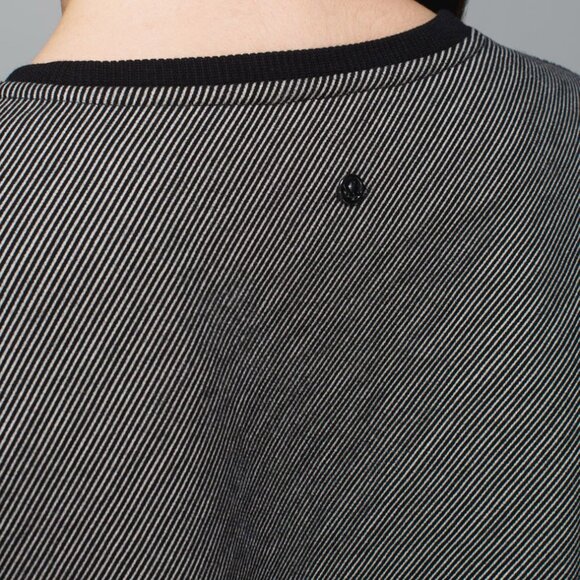 LULULEMON Women's 4 Keep Up Crew Sweatshirt Top Telemark Print Black Mojave Tan - Picture 4 of 16